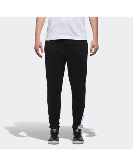 Adidas Black Originals Eqt Low Crotch Sports Pants for men