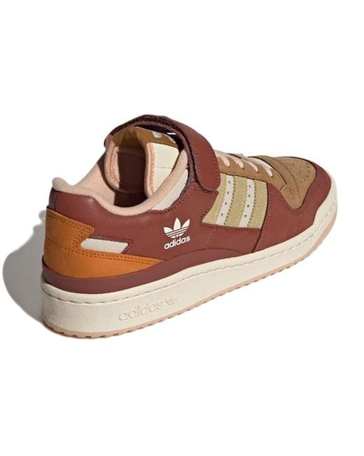Adidas Brown Originals Forum 84 Low Great Outdoors Wild Sepia Sneakers for men