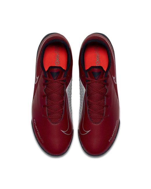 Nike Red Phantom Vsn Tf Turf for men