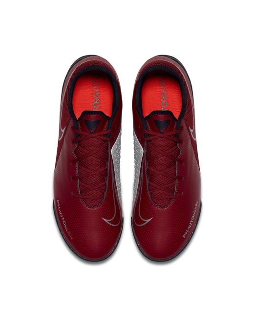 Nike Red Phantom Vsn Tf Turf for men