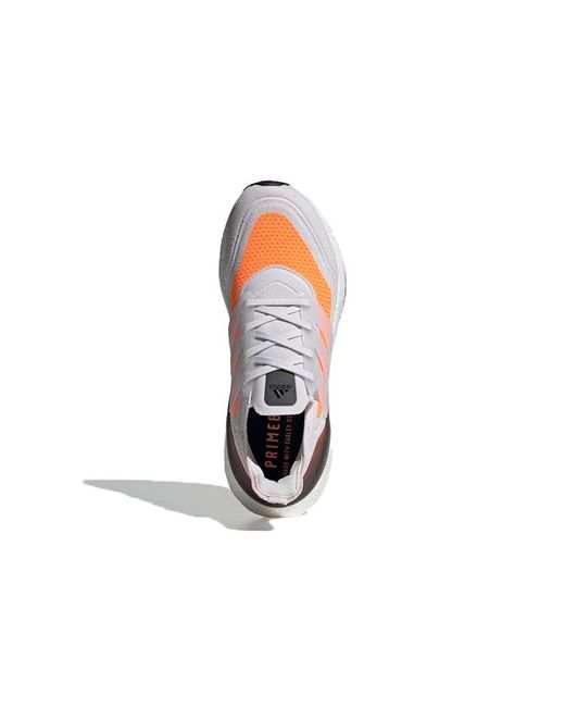 Adidas White Ultra Boost 21 'Dash Screaming' for men