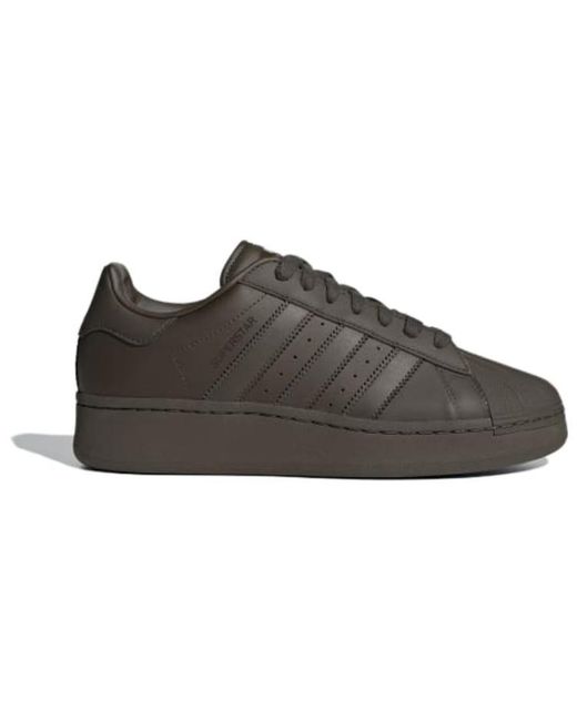 Adidas Brown Originals Superstar Xlg 'Shadow' for men