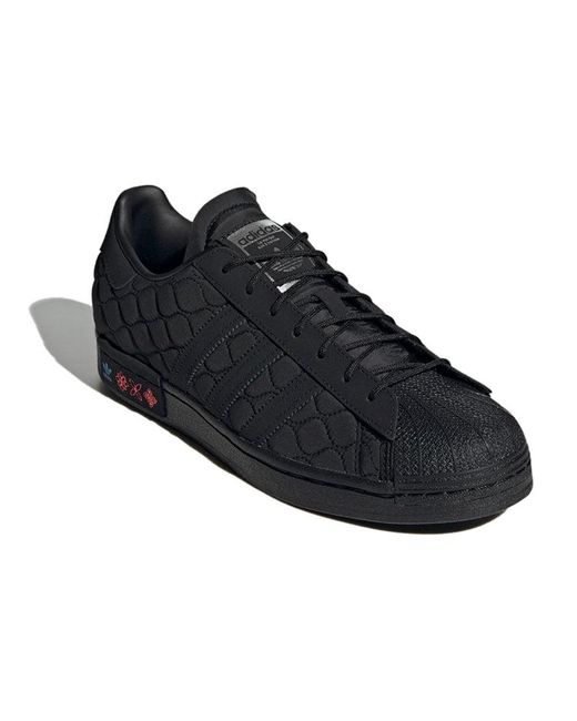Adidas Black Originals Superstar Cny Sneakers for men