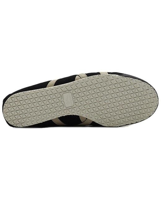 Onitsuka Tiger Black Mexico 66 Slip-On for men