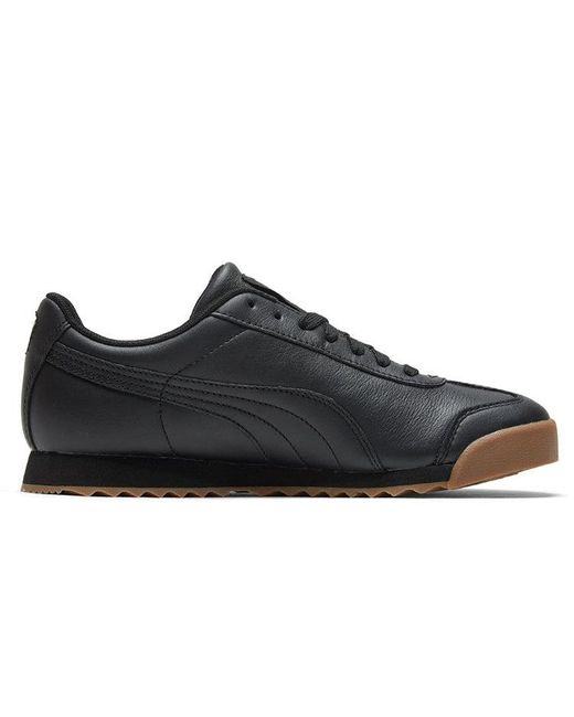 PUMA Black Roma Classic Gum' for men