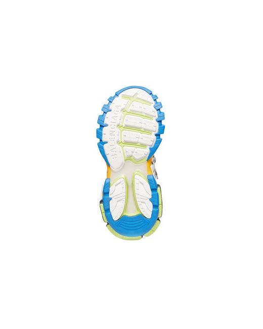Balenciaga Blue Track Sneaker 'Metallic Multi' for men