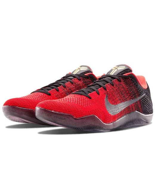 Nike Red Kobe 11 Elite Low 'achilles Heel' for men