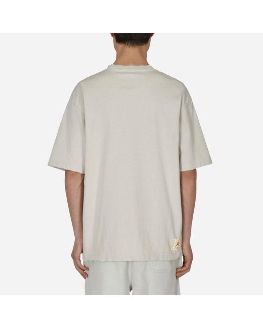 Nike White X Union Crossover Solid Color Breathable Logo Round Neck Short Sleeve Us Edition for men