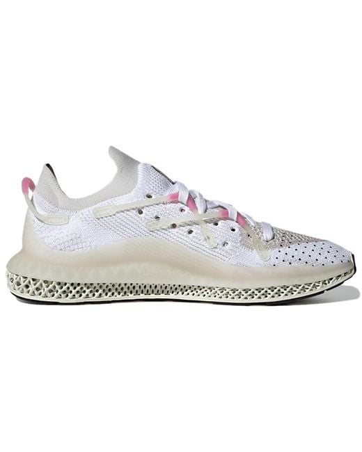 Adidas White 4D Fusio 'Cloud' for men