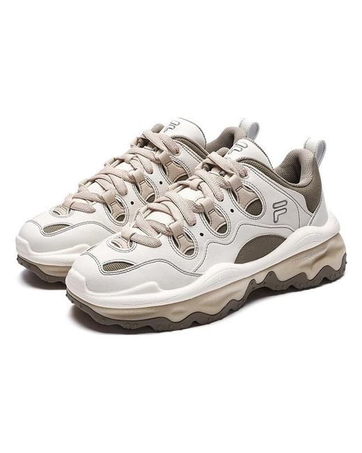 Fila White Qd96 Athletic Shoes for men