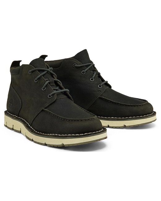Timberland Black Westmore Moc Toe Chukka Boot for men