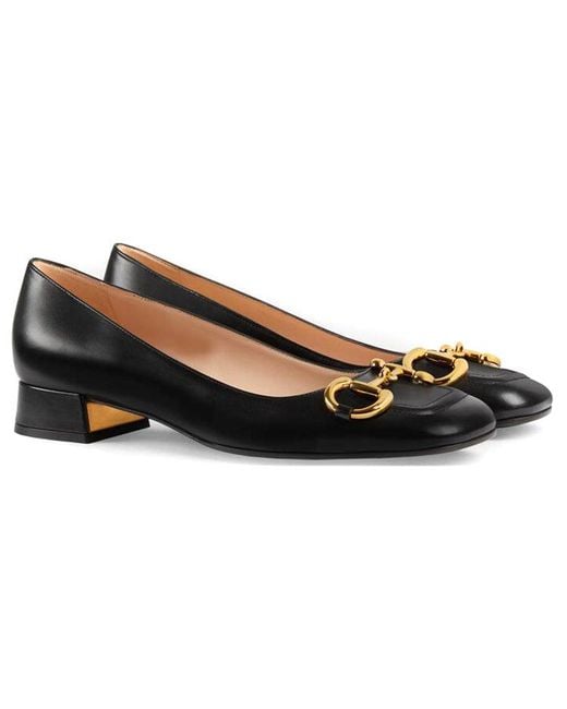 Gucci Black (Wmns) Ballet Flat With Horsebit Leather'