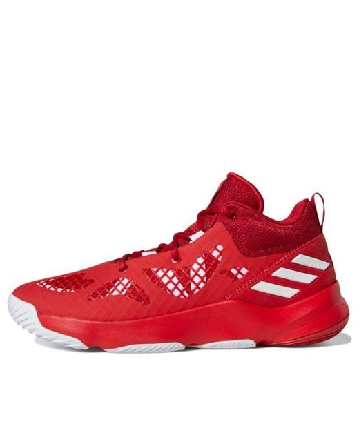 Adidas Red Pro N3Xt 2021 Basketball Shoes 'Scarlet' for men