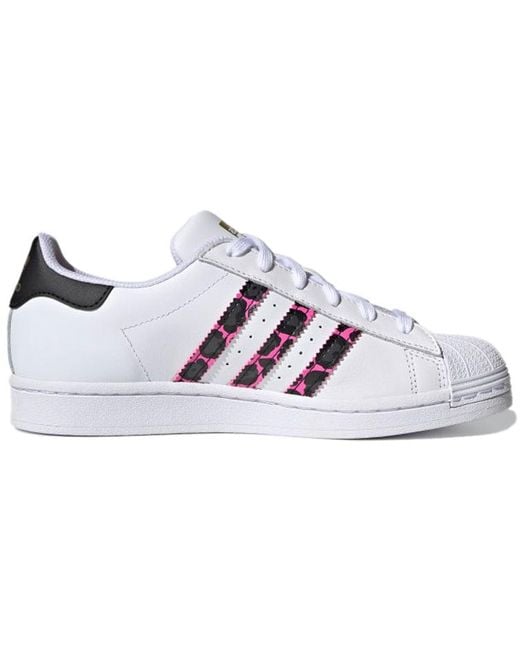 Adidas White (Wmns) Superstar Metallic'