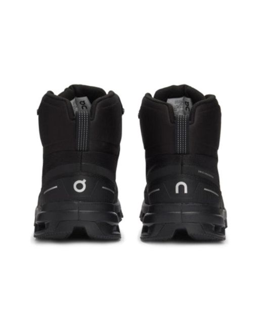 On Shoes Black Cloudrock Waterproof for men