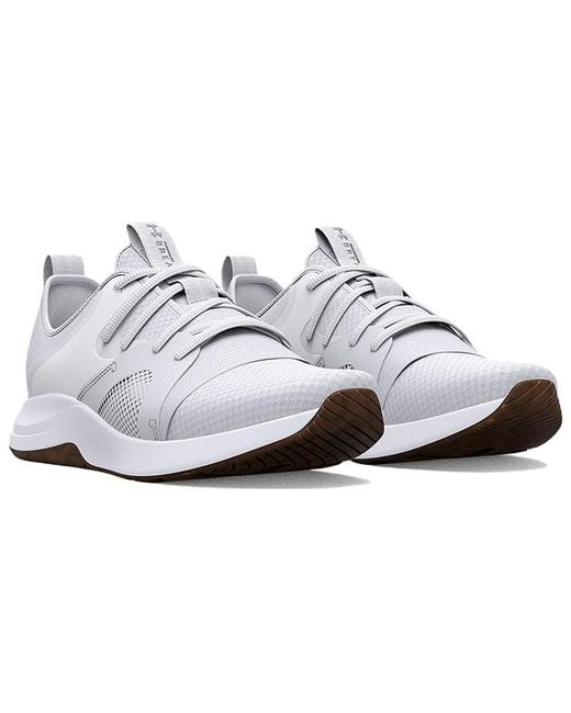 Under Armour White (Wmns) Charged Breathe Lace Tr