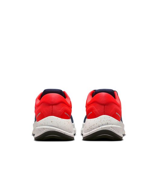 Nike Red Air Zoom Structure 24 'Obsidian Bright Crimson' for men