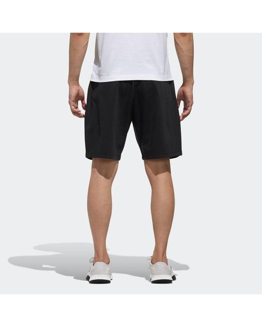 Adidas Black Wj Sh Tap Running Training Knit Shorts for men