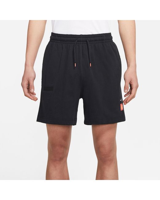 Nike Blue Kd Durant Basketball Sports Training Loose Breathable Knit Shorts for men
