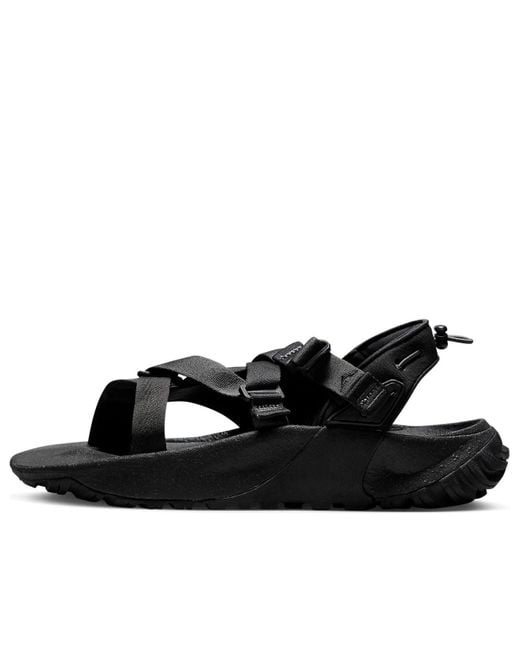 Nike Black Oneonta Nn Sandal Anthracite' for men