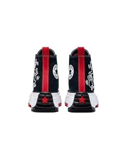 Converse Blue Keith Haring X Run Star Hike for men