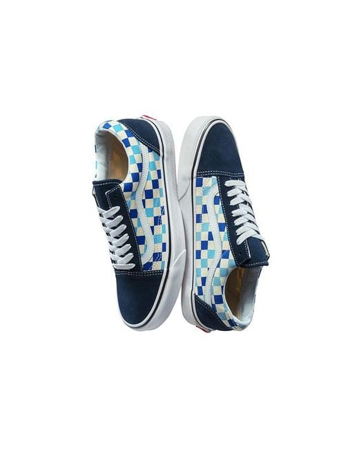 Vans Blue Old Skool Topaz Checkerboard' for men