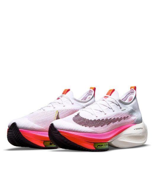 Nike Pink Air Zoom Alphafly Next% Flyknit 'Rawdacious' for men