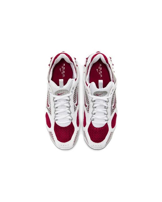 Nike White (Wmns) Zoom Spiridon Cage 2 'Cardinal'