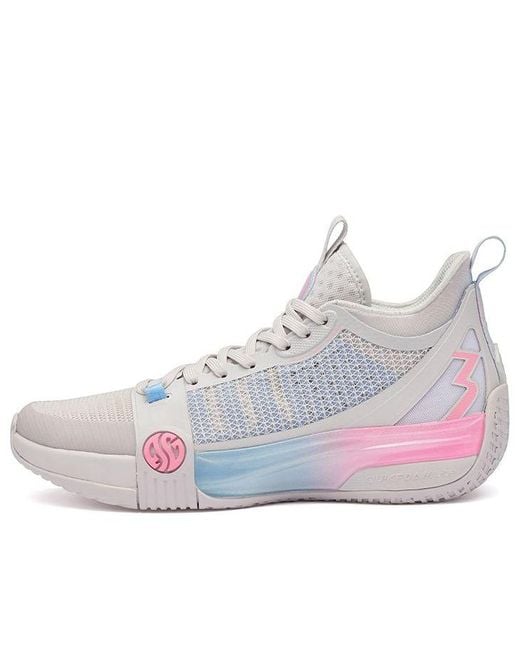361 Degrees Gray Aaron Gordon X Zen 3 Mod 'Evening Cloud' for men