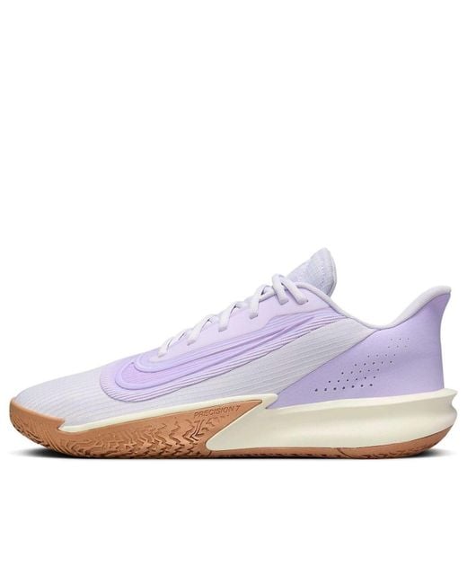 Nike White Precision 7 'Barely Grape Sail' for men