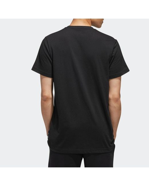 Adidas Black Neo X Crossover Athleisure Casual Sports Short Sleeve for men