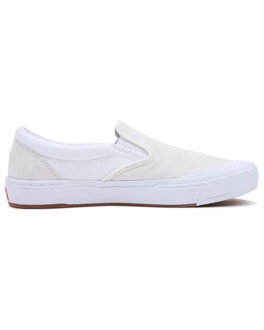 Vans White Slip-On Bmx for men