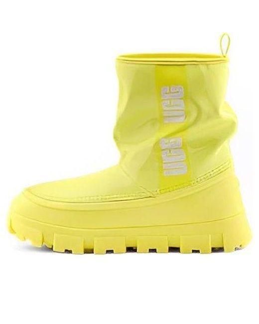 Ugg Yellow (Wmns) Classic Brellah Mini Boot 'Volt'