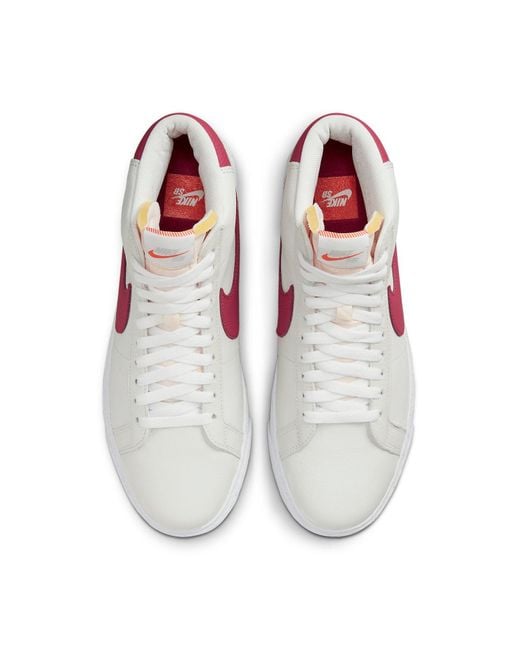 Nike White Zoom Blazer Mid Sb 'Sweet Beet' for men
