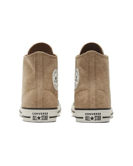 Converse Brown Chuck Taylor All Star High 'Washed Canvas for men