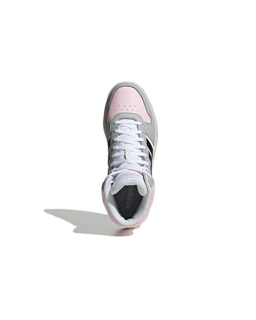 Adidas White (Wmns) Hoops 2.0 Mid