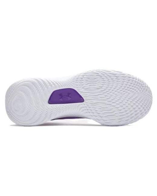 Under Armour Purple Curry 4 Flotro 'Vivid' for men