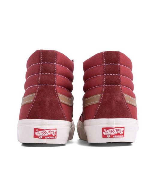 Vans Red Og Sk8-Hi Lx 'Sun-Dried Tomato' for men