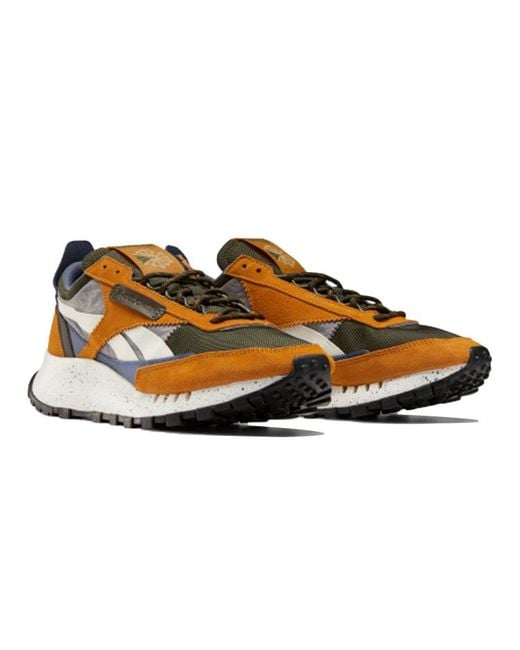 Reebok Blue Classic Leather Legacy 'Splatter Paint for men