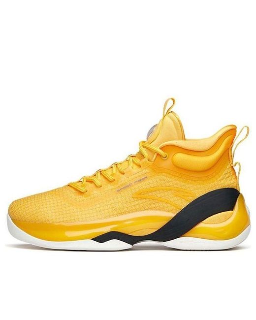 Anta Yellow Klay Thompson Kt7 Basketball Shoes for men