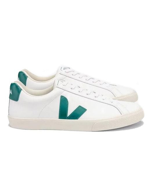 Veja White Esplar Logo Leather 'Brittany'