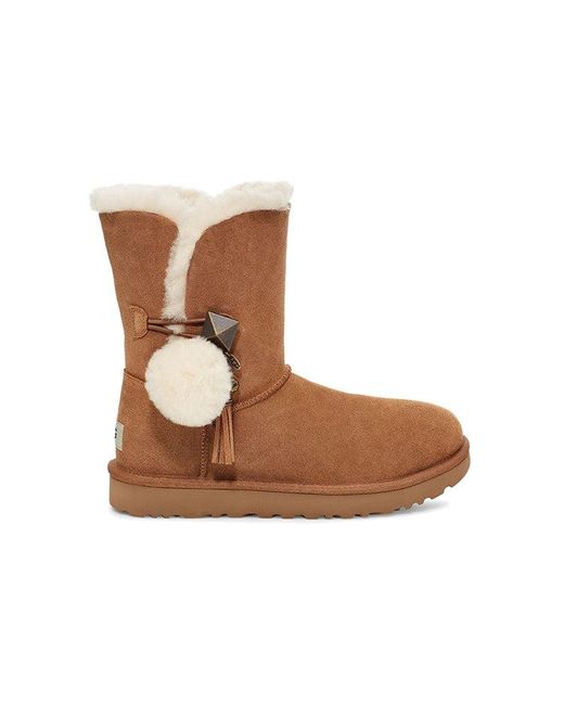 Ugg Brown (Wmns) Lillian Pom Pom