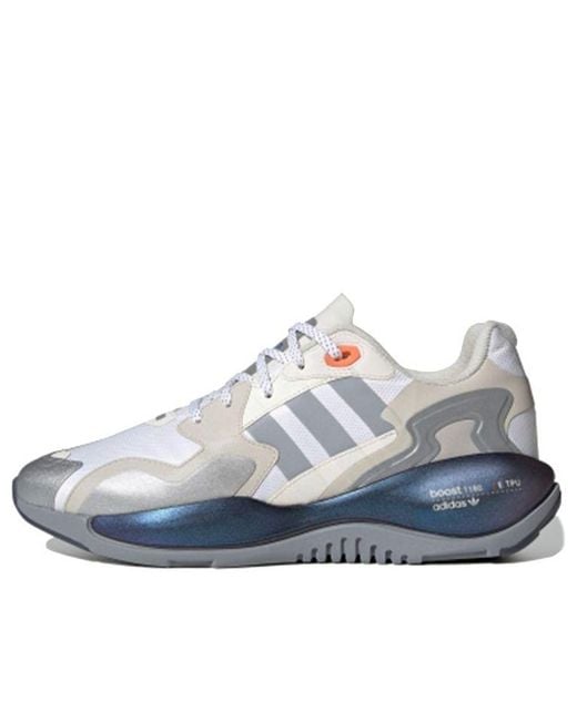 Adidas Blue Zx Alkyne Shoes 'Light' for men