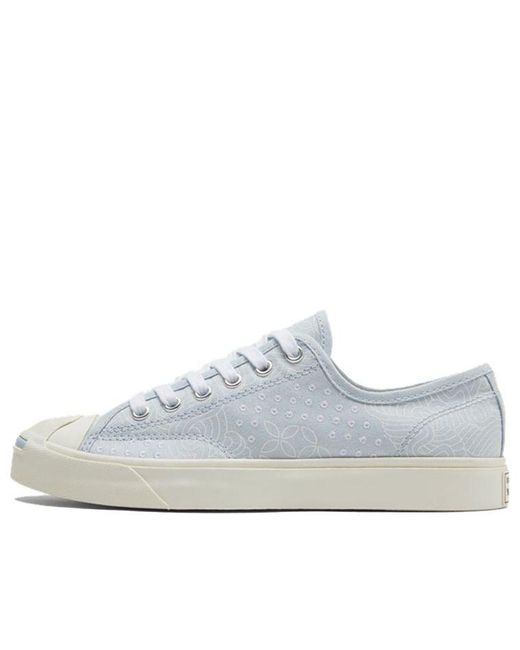 Converse White Jack Purcell Hybrid Low 'World Denim for men