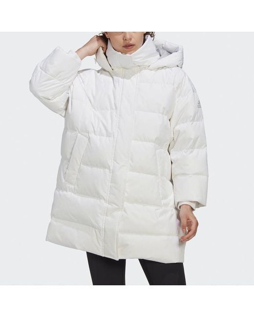 Adidas White (Wmns) Oversize Down Jackets
