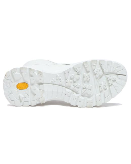 Vans White Virbram X Sk8-Hi Lx Wear-Resistant Non-Slip Casual Skateboarding Shoes for men