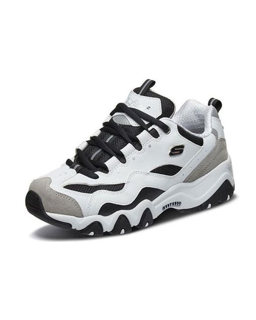 Skechers White (Wmns) D Lites 2.0