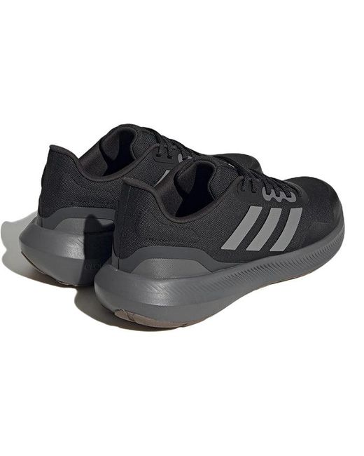 Adidas Black Runfalcon 3.0 Tr Carbon' for men