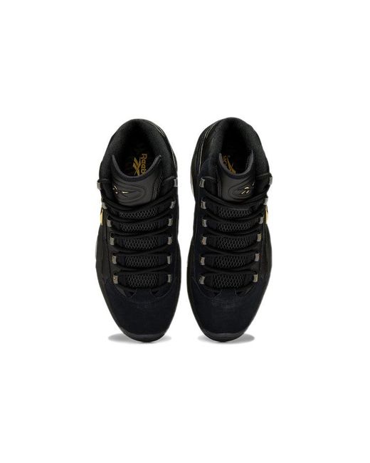 Reebok Black Question Mid Lux for men