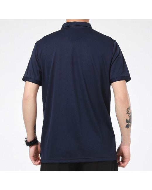 Nike Blue Court Dri-fit Victory Casual Sports Tennis Lapel Short Sleeve Polo Shirt Navy for men